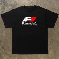 ราคา F1 racing cotton short sleeved shirt heavyweight cotton Leclerc Lewis Norris racing style T shirt (40978500246)