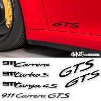 ราคา Porsche stickers Carrera S turbo S targa 4S gts letter stickers 911 door decoration stickers 718 side shell waterproof stickers (29882416042)