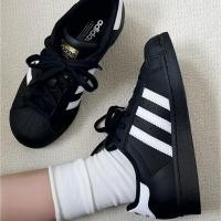 ราคา ของแท้ 100 Adidas Originals SUPERSTAR J White Black Sneakers พักผ่อน รองเท้ากีฬา size36 45จัดส่งฟรีhype sneakers (50657276353)