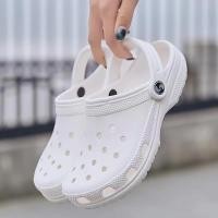 ราคา CROCS Classic Clog รองเท้าลำลองผู้ใหญ่ Unisex sandals Bone White 10001 2Y2 100Unisex (46857835886)