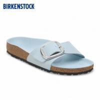 ราคา Birkenstock Madrid Big Buckle Natural Leather PatentFree ShippingSame day shipping (55557034401)