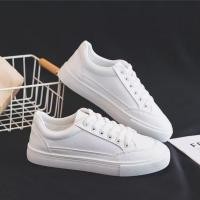 ราคา 100 Original Vans Old Skool ทรงเตี้ย รองเท้าผ้าใบ สะดวกสบายและเรียบง่าย ยูนิเซ็กส์ สีขาวจัดส่งฟรีhype sneakers (44429296060)