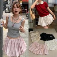 ราคา W8709 กระโปรงสั้น ทรงบอลลูน เอวสมอค งานมีซับในอย่างดีค่ะ ผ้านิ่มใส่สบาย แฟชั่นเกาหลี TAG WG WE (55005802911)