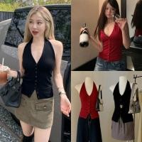 ราคา W5677 เสื้อคล้องคอ ผ้าทอนิ่ม งานจริงน่ารักมากผ้แฟชั่นเกาหลี TAG WG WE (40252228529)