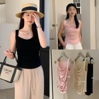 ราคา w3224 เสื้อสายเดี่ยว คอถ่วง ทรงสวย แฟชั่นเกาหลี TAG WG WE (26125727273)