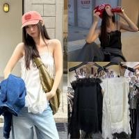 ราคา SU615 เสื้อสายเดี่ยวตัวยาว ผ้าซาติน แต่งผ้าลูกไม้ งานฮิตตลอดกาล ผ้าดี ใส่ง่ายค่า ผ้าแฟชั่นเกาหลี TAG Inbyin (57100745423)