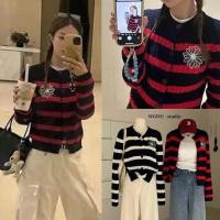 ราคา เสื้อแขนยาว ทรงoversize ตัดขอบคอและขอบแขนเป็นสีดำ ทรงเกาหลี ทรงน่ารัก แฟชั่นเกาหลี TAG WG WE (24637578071)