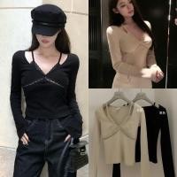 ราคา W3404 เสื้อแขนกุด คอวี ชายบานทรงสวย ดีเทลโชว์หลังทรงน่ารัก แฟชั่นเกาหลี TAG WG WE (27224939814)