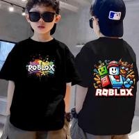 ราคา เชิ้ตระบายยืดพิมพ์เด็กโอเวอร์ไซส์อากาศRoblox (46905056148)