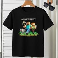 ราคา เสื้อชาย1 สปันเด็กส์พิมพ์DTF ผ้าคอตสีที่สูงคุณภาพ ไซส์เสื้อเด็กชายMinecraft แนะนำ (45456723828)