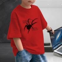 ราคา เสื้อยืดเด็กผู้ชาย COD ส่งร่วม แฟชั่น Hanou สบายพิมพ์ลายสไปเดอร์แมน (44077332736)