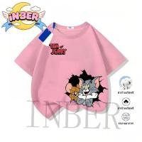 ราคา เสื้อยืด90 150 สบายแท้ผ้าฝ้ายดีไซน์การ์ตูนลำลองเสื้อยืดCOD (47403333601)