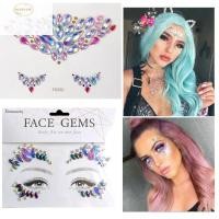 ราคา SILKPULSE Face Tattoo สติกเกอร์คริสตัลแฟชั่นเทศกาลแต่งหน้าตกแต่งเพชรคิ้วสติกเกอร์ตกแต่งเล็บตาเงาคริสตัลกาว Face Decal เล็บ Charms (50057163902)