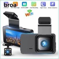 ราคา BROA รถ DVR HD 1080P Night Vision Dash Cam WiFi Dual Lens Drive Video Recorder ใช้ยานพาหนะ (54906968226)