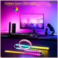 ราคา BROA Gaming LED Strip USB 24 27 32 นิ้วหน้าจอคอมพิวเตอร์ LED Strip บรรยากาศโคมไฟคอมพิวเตอร์เดสก์ท็อปเพลง Sync Light (48057519101)