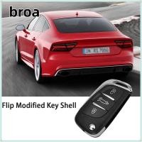 ราคา กุญแจพับ BROA แบบพกพา 2 3 ปุ่มกุญแจรถ อุปกรณ์เสริม ABS Anti drop เปลี่ยนกุญแจรีโมท Fob สําหรับ VW Toyota Mazda รถ (45806712416)