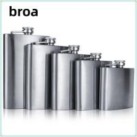 ราคา BROA ขวดสะโพก คอนเทนเนอร์แบบพกพาขวดเหล้า สแตนเลสคุณภาพสูงสะดวกขวดดื่มรั่วซึมกลางแจ้ง (58156394291)