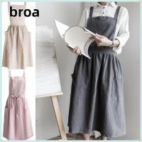 ราคา ผ้ากันเปื้อน BROA Florist ผ้ากันเปื้อนผ้าลินินสไตล์เกาหลีสไตล์นอร์ดิก ผ้ากันเปื้อนครัวผ้าฝ้าย (55857208591)