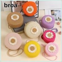 ราคา กระเป๋าทรงกลมฟางน้ำหนักเบาทองสำหรับชายหาด พร้อมลายดอกไม้และซิป สำหรับผู้หญิง (47456418061)