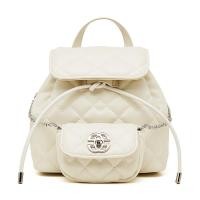 ราคา กระเป๋าเป้สะพายหลังหนังแท้ Chanel สไตล์เพชร ดีไซน์เฉพาะตัวสำหรับฤดูร้อน พร้อมสายโซ่หรูหรา (47207572775)