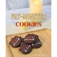 ราคา Fat monster cookie คุ๊กกี้บัตเตอร์ เนยแท้ 100 หอม กรอบ อร่อย คุ๊กกี้ มอนเสตอร์ ขนาด 6 cm (46557003883)