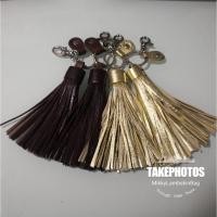 ราคา พวงกุญแจหนังแกะแท้ 100 แบบพู่ (3518302155)