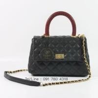 ราคา กระเป๋าหนังแกะแท้100 COCO Caviar Lamb Skin Leather (1857522671)