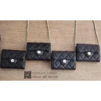 ราคา กระเป๋าสตางค์ใบสั้นหนังแกะแท้ 100 C purse mini lambskin (1550804269)