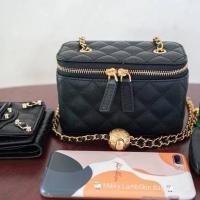 ราคา กระเป๋าหนังแกะแท้100 C Box Lambskin bag (3006575739)