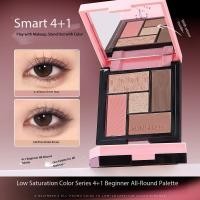 ราคา พาเลทอายแชโดว์ 5 สี Earth Tone Matte Pearlescent Contour Eyeshadow Palette พาเลทอายแชโดว์ผู้หญิงอเนกประสงค์ (54357725649)