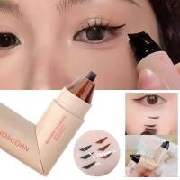 ราคา Lazy Integrated Eyeliner Stamp Dual Head Rotatable ที่แม่นยํา Outline Seal Lasting Waterproof Fast Drying Liquid Eye Liner Pen (55254107170)