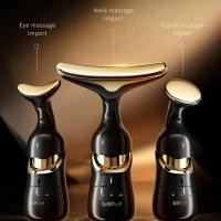 ราคา 3 in 1 Facial Massager Skin Care Facial Firming Lifting อุปกรณ์คอ Facial Eye Massage Face Beauty Skin Care Tool (52807721160)