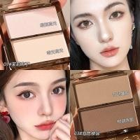 ราคา Dual Tone Contour Highlight Palette All in One Matte Highlighter Nose Contour และ Cheek Blush Palette (48857730959)
