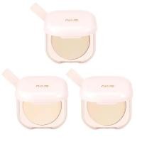 ราคา แป้งอัดแข็ง Light Breathable Powder 3 สีแต่งหน้าแป้งคอนซีลเลอร์ความงามเครื่องสําอาง Loose Powder Oil Control Face แต่งหน้า (48507746141)