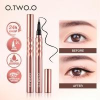 ราคา Black Slim Line Eyeliner Pencil Easy To Draw Waterproof Eye Liner Pen Long Lasting Quick Dry Liquid Eyeliners Makeup for Women (46007239029)