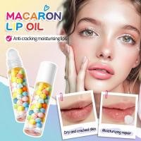 ราคา 1 2 3 ชิ้น Macaron Moisturizing Lip Oil Plump Lip Cream Hydrating Lip Balm Lip Plumper สําหรับความงามริมฝีปาก Skin Care (48057741650)