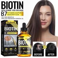 ราคา Biotin Liquid Drops Collagen B7 วิตามิน Hair Growth Essential Oil ป้องกันผมร่วงและบํารุงหนังศีรษะสําหรับผู้ชายผู้หญิง 30ml (46657736687)