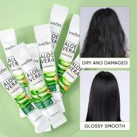 ราคา 20 30pcs Repairing บํารุงผมผมเสีย Magical Aloe Vera Hair Mask Deep Soft Smooth Straightening Frizzy Hair Hair Care Mask (55257710982)