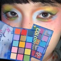 ราคา อายแชโดว์สีสันสดใส Palette Party Stage Eyes แต่งหน้า Glitter Matte 15 สีอายแชโดว์กันน้ํา Lasting Professional Eyes Pigment (58057716485)