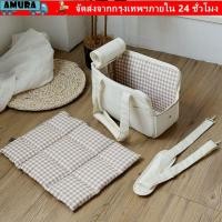 ราคา อามูระ กระเป๋าเป้สะพายหลังสัตว์เลี้ยงกระเป๋าใส่แมวแบบพับได้ระบายอากาศได้กระเป๋าถือสัตว์เลี้ยงความจุขนาดใหญ่แบบผ้า (41676526599)