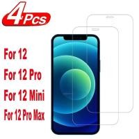 ราคา 2 4 ชิ้น 9H ป้องกันหน้าจอสําหรับ Apple iPhone 12 Pro Max 12 Mini HD ฟิล์มกระจกนิรภัย (54853306316)