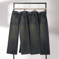 ราคา HELLDUL9915ส่งจากไทย กางเกงยีนส์ทรงตรง สไตล์เกาหลี ผ้ายืดหยุ่น รุ่นใหม่ ลูกวินเทจ สไตล์ CleanFit (57106998897)