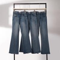 ราคา HELLDUL 9918ส่งจากไทย กางเกงยีนส์ผู้หญิง สไตล์วินเทจ ขาเล็กแผ่ เอวสูง ผอมทรงขา สำหรับสาวรูปกิ้วแพร์ แฟชั่น (41379167721)