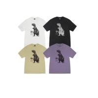 ราคา เสื้อยืดแขนสั้นลายพิมพ์ไดโนเสาร์ ผ้าฝ้ายแท้ สไตล์ใหม่เอี่ยมสำหรับทุกเพศ (52106621019)