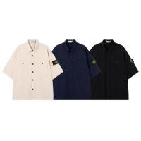 ราคา เสื้อเชิ้ตแขนสั้นผ้าฝ้ายอินทรีย์สไตล์ยุ่ย UNISEX สำหรับทุกคน (50807072518)