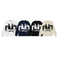 ราคา เสื้อยืดแขนยาวสไตล์สตรีท ผ้าฝ้ายแท้ สำหรับผู้ชายและผู้หญิง (45657096220)