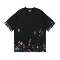 ราคา เสื้อยืดแขนสั้นสไตล์ใหม่ พิมพ์ลายกราฟฟิก มือสองเพศ (54207810915)