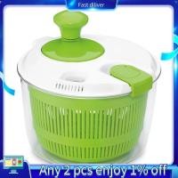 ราคา Large Stop Salad Spinner Wash Dry Salad Greens Wash Fruits ผัก 5qt (46357618468)