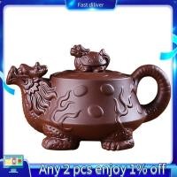 ราคา หม้อชา กาน้ําชาดินเหนียวสีแดง ชุดน้ําชา Puer กาต้มน้ํา Yixing ถ้วยชาดินเผาและสีน้ําตาลกาแฟ (49457616863)