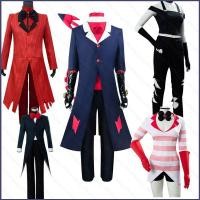 ราคา YT2 คอสเพลย์Hazbin Hotel ชุดพิเศษ Blitzo Angel และ Alastor สำหรับงานปาร์ตี้ฮาโลวีนและSir Pentuy Charlie (47556716773)